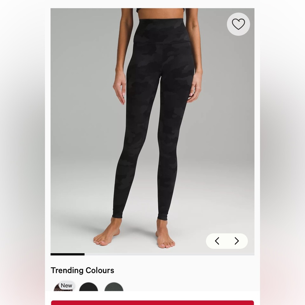 lululemon athletica green Camo Leggings